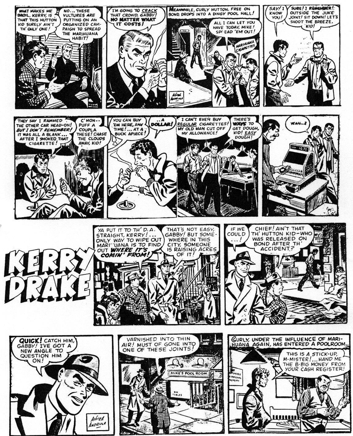 Kerry Drake, 1946 Anti-Drug Story